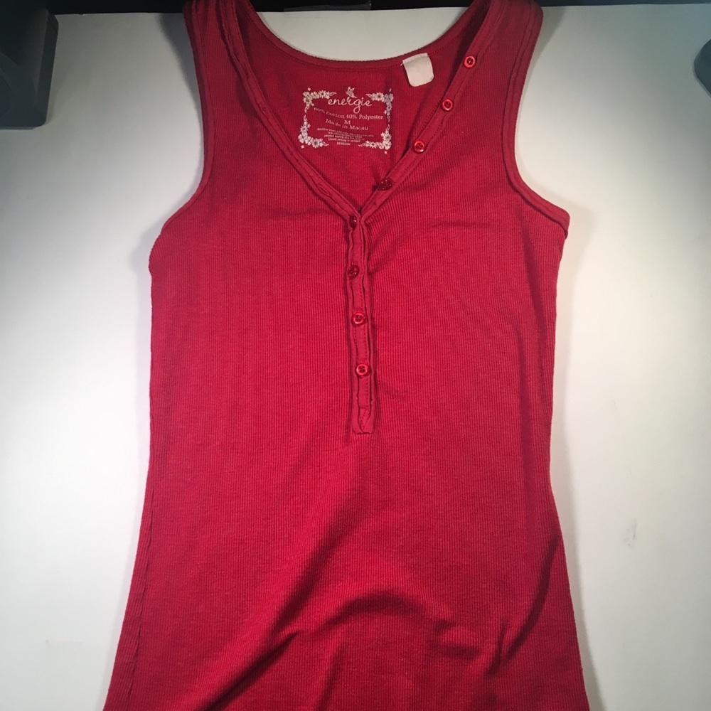 Red tank top